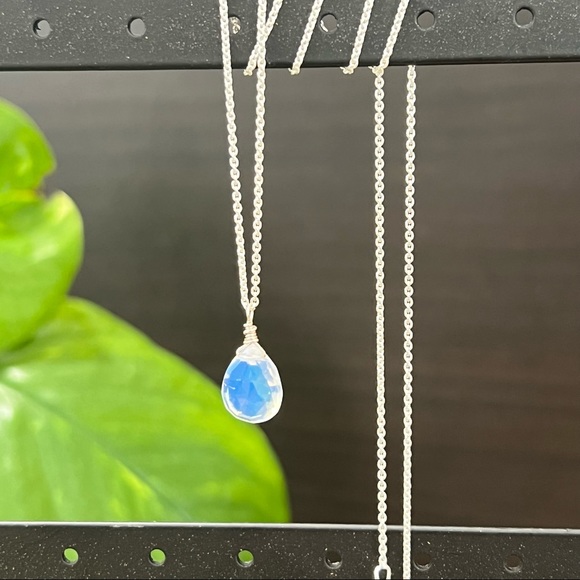 Opalite Sterling Silver Necklace - Picture 8 of 11